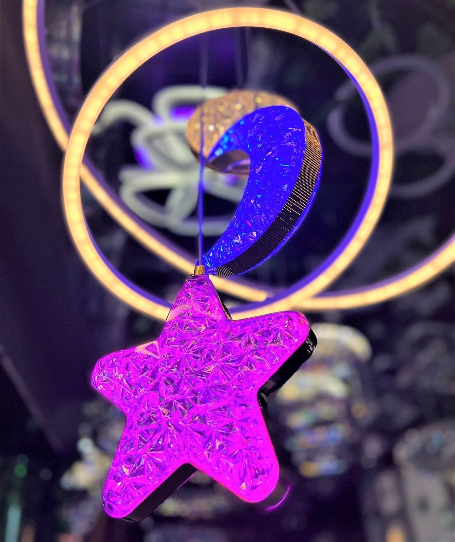 Lustra LED KIDS-WORLD RGB Echivalent 500W Telecomanda