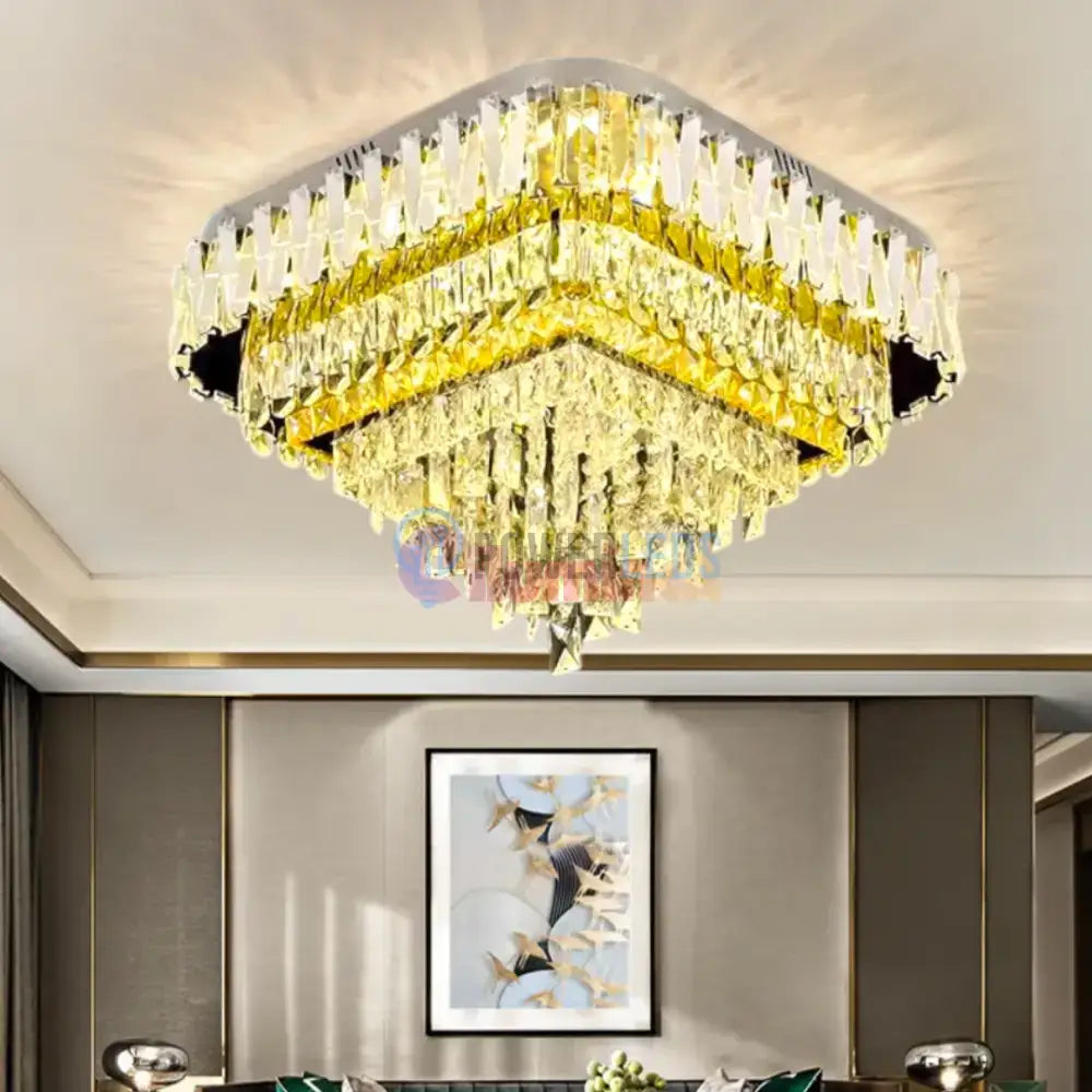 Lustra LED Aplicata Infinite Elegance Telecomanda powerleds.ro