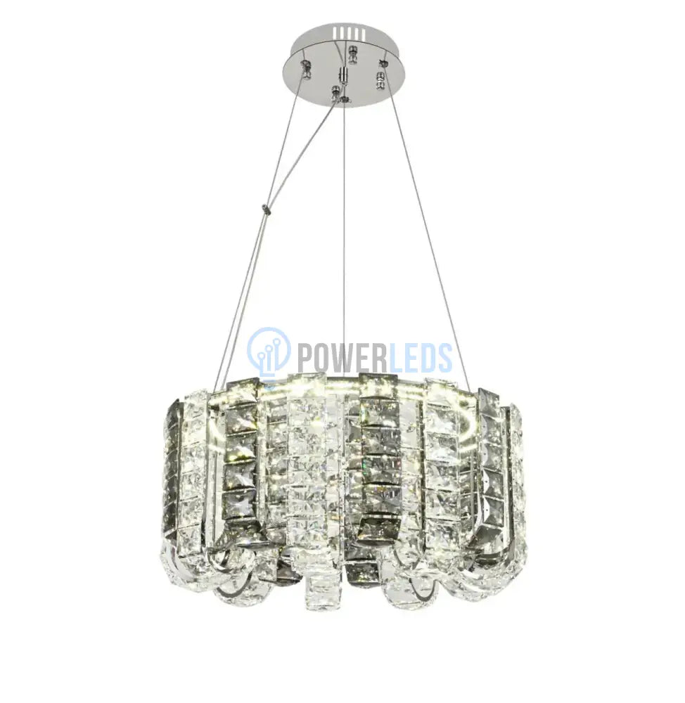 Lustra LED Cristal DAKAR Echivalent 400W Telecomanda powerleds.ro