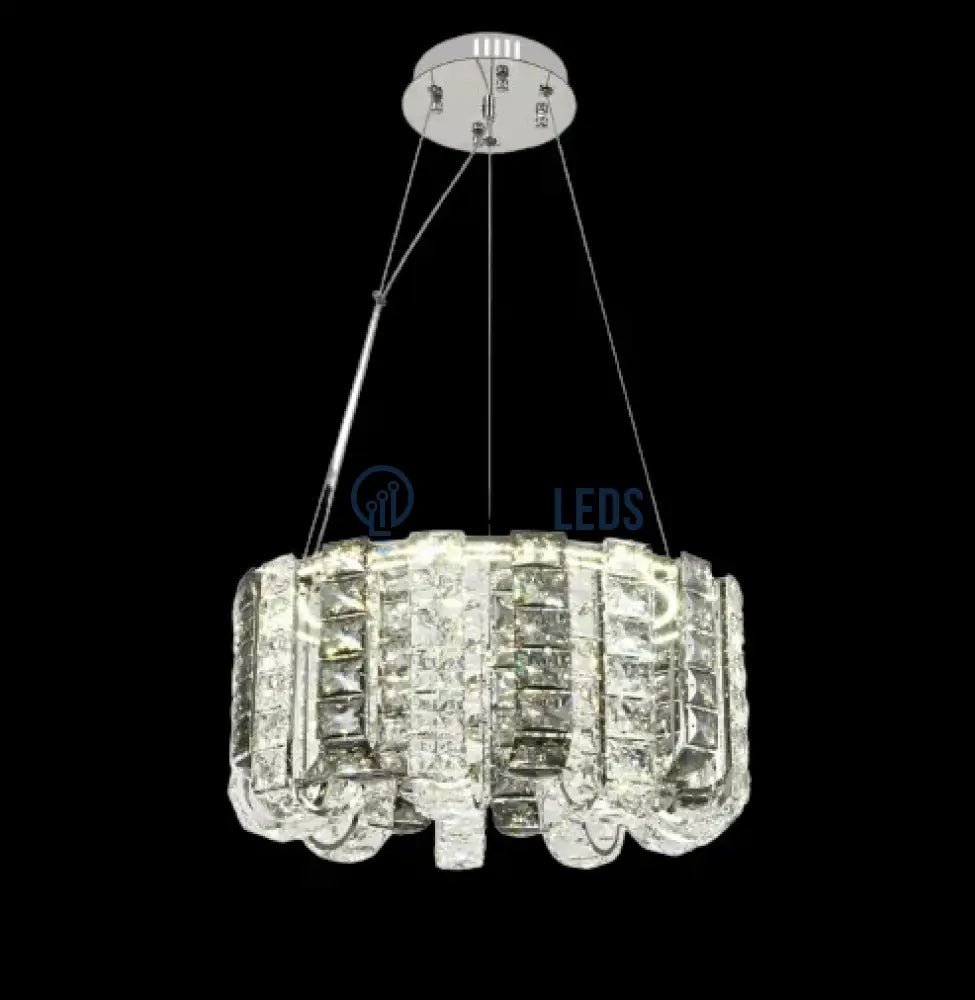 Lustra LED Cristal DAKAR Echivalent 400W Telecomanda powerleds.ro
