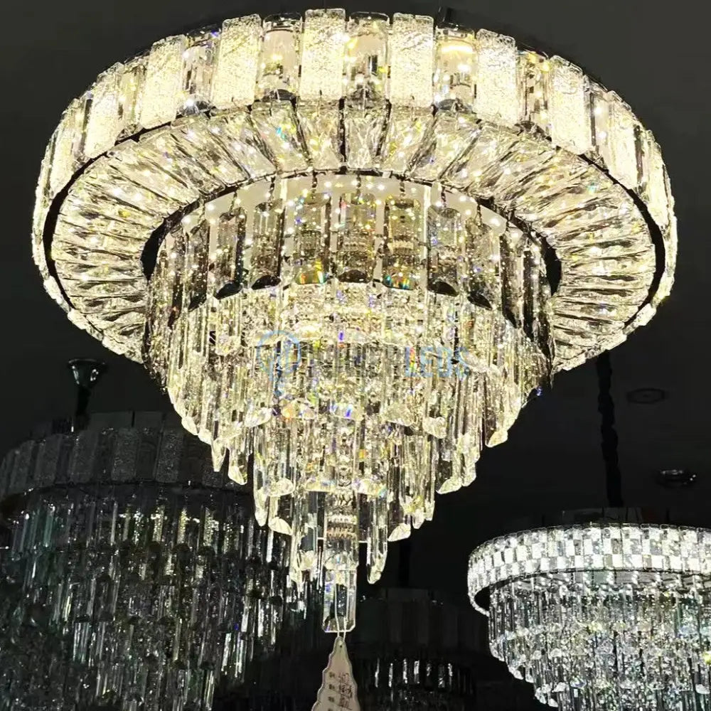 Lustra LED Cristal Galadriel Echivalent 800W Telecomanda powerleds.ro
