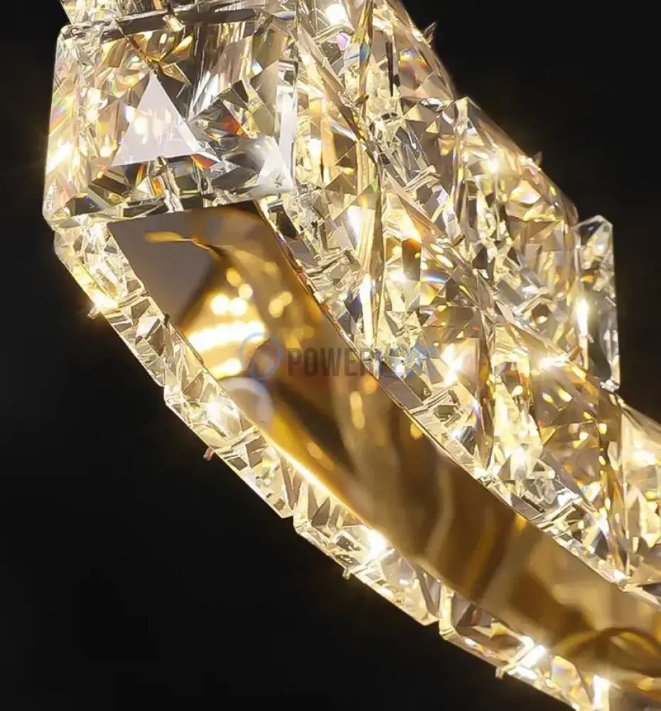 Lustra Led Cristal Suspendata Glamorous Echivalent 600W Ceiling Light Fixtures