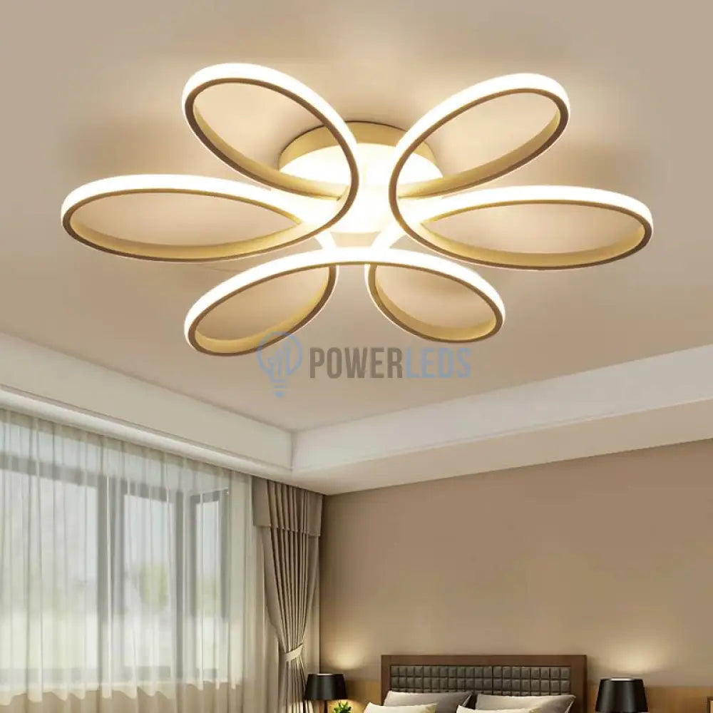 Lustra Led Daisy Alba Echivalent 500W Telecomanda Lighting Fixtures