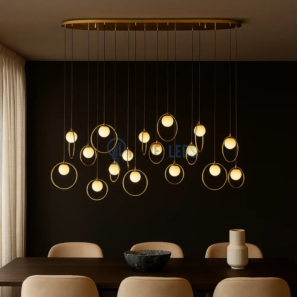 Lustra LED Dining Suspendata Abajur PORTOCOLOM Luxury powerleds.ro