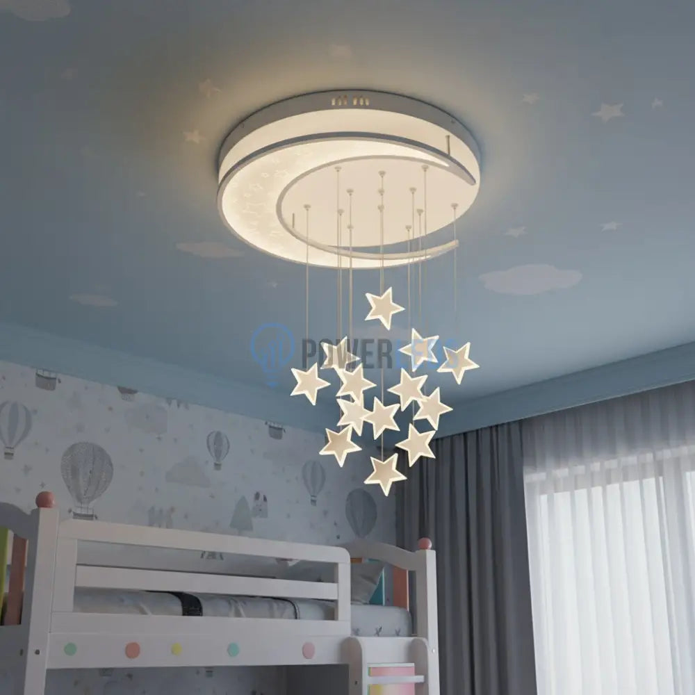 Lustra LED Dream Sky White Echivalent 300W Telecomanda Lighting Fixtures