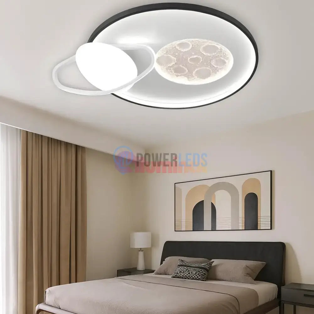 Lustra LED Full Moon Telecomanda Echivalent 600W powerleds.ro