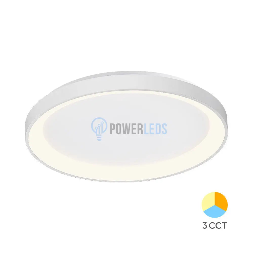 Lustra LED GIRONA White, 3 Lumini din buton, Echivalent 400W powerleds.ro