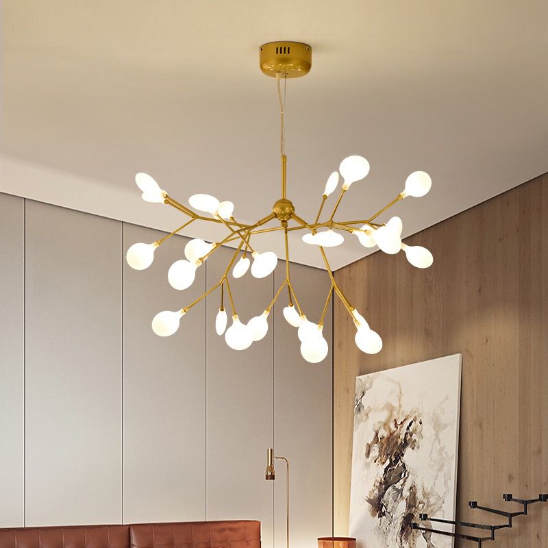 Lustra Nordic Style Abajur MAT Golden Branches 66100-27