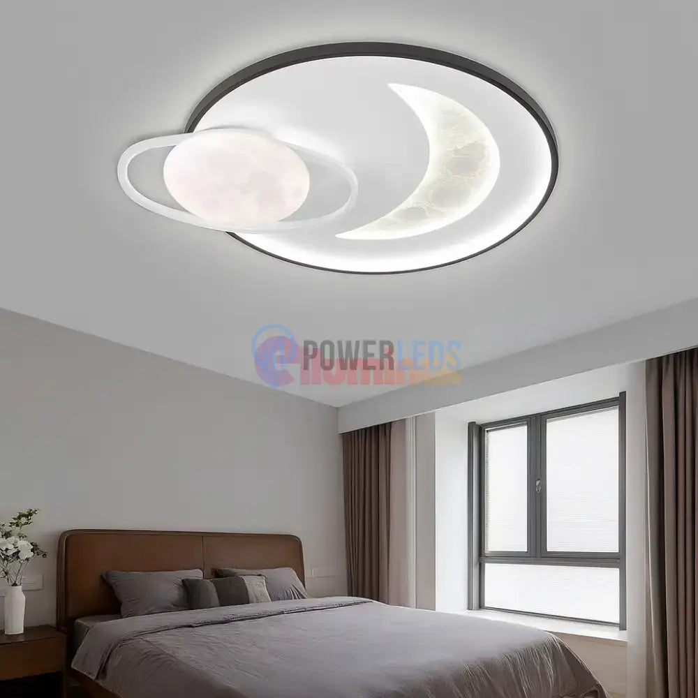 Lustra LED Half Moon Telecomanda Echivalent 600W powerleds.ro