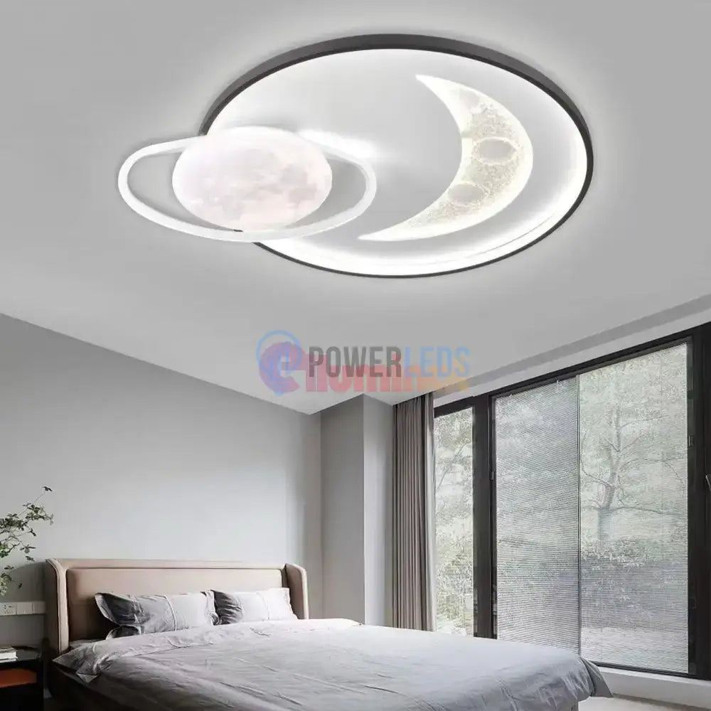 Lustra LED Half Moon Telecomanda Echivalent 600W powerleds.ro