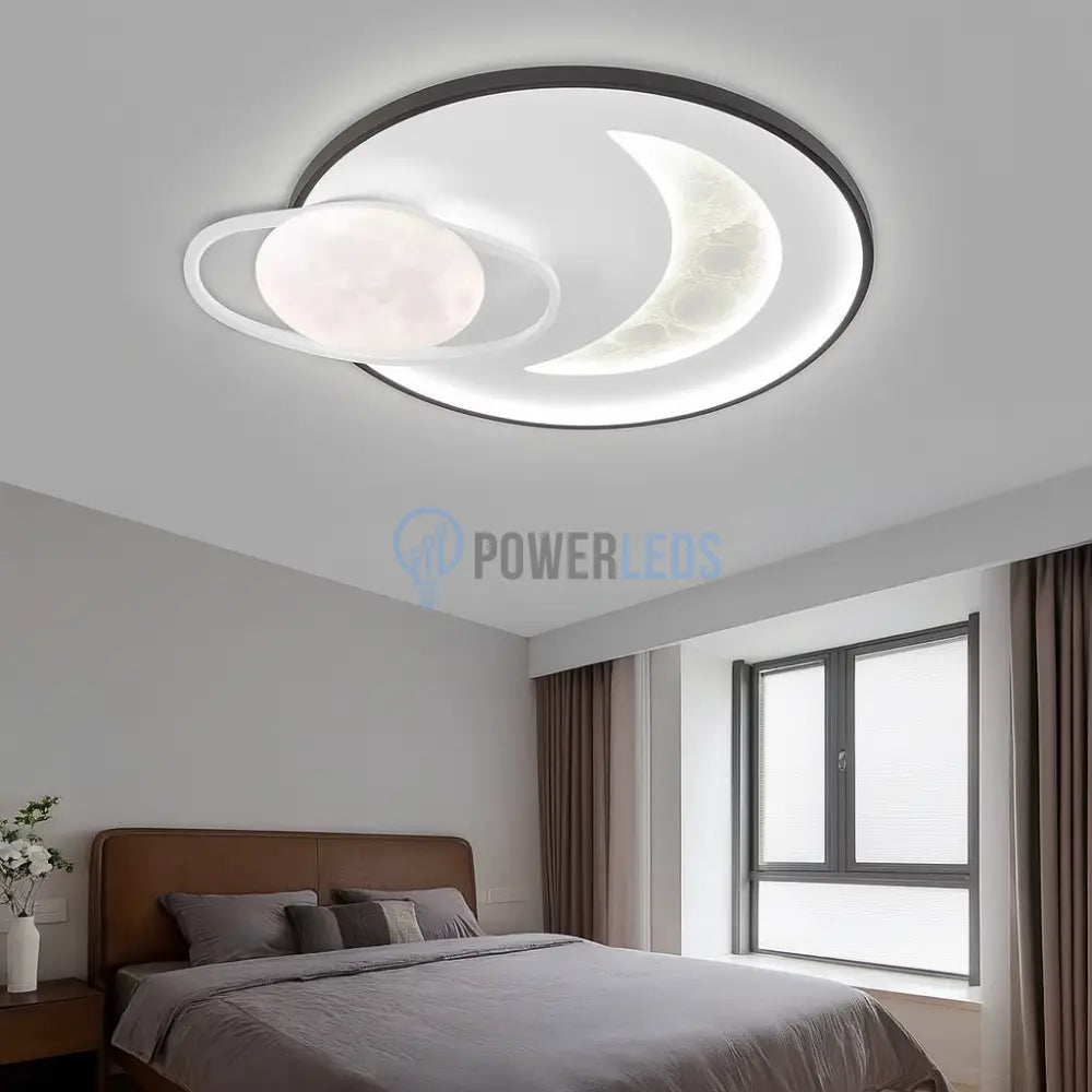Lustra LED Half Moon Telecomanda Echivalent 600W powerleds.ro