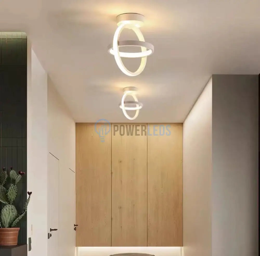 Lustra Led 23W Infinity Rings 3 Functii Led Ceiling Light