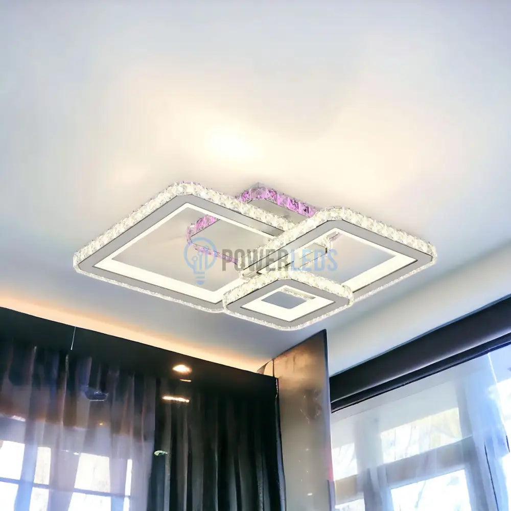 Lustra Led Kalista Alba Cristal Rgb Echivalent 500W Chandeliers Crystal