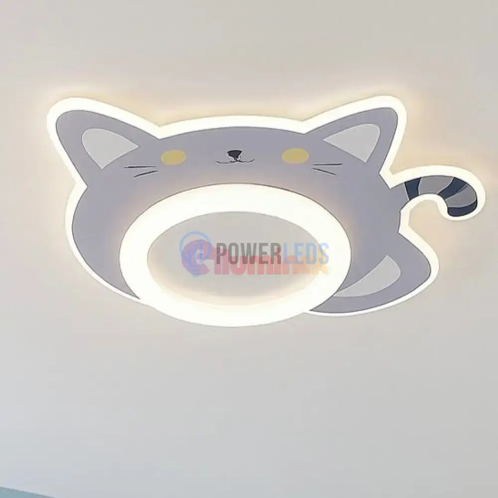 Lustra LED Kids Kitty Echivalent 360W Telecomanda powerleds.ro