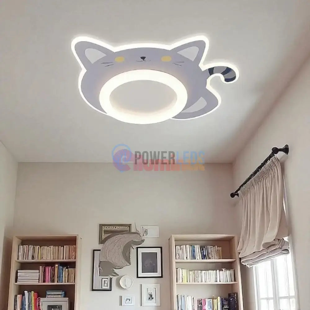 Lustra LED Kids Kitty Echivalent 360W Telecomanda powerleds.ro