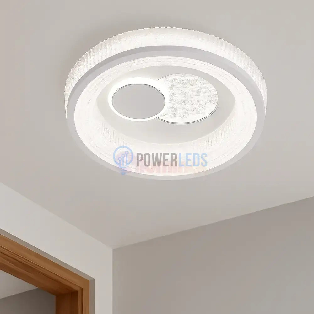 Lustra LED Koko ROUND White Echivalent 100W ALBA / 31CM / CIRCLE DESIGN Lighting Fixtures