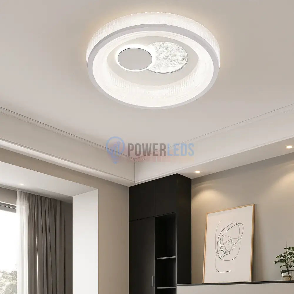 Lustra LED Koko ROUND White Echivalent 100W ALBA / 31CM / CIRCLE DESIGN Lighting Fixtures