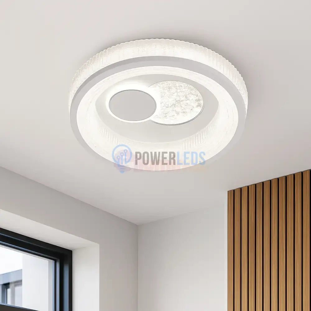 Lustra LED Koko ROUND White Echivalent 100W ALBA / 31CM / CIRCLE DESIGN Lighting Fixtures