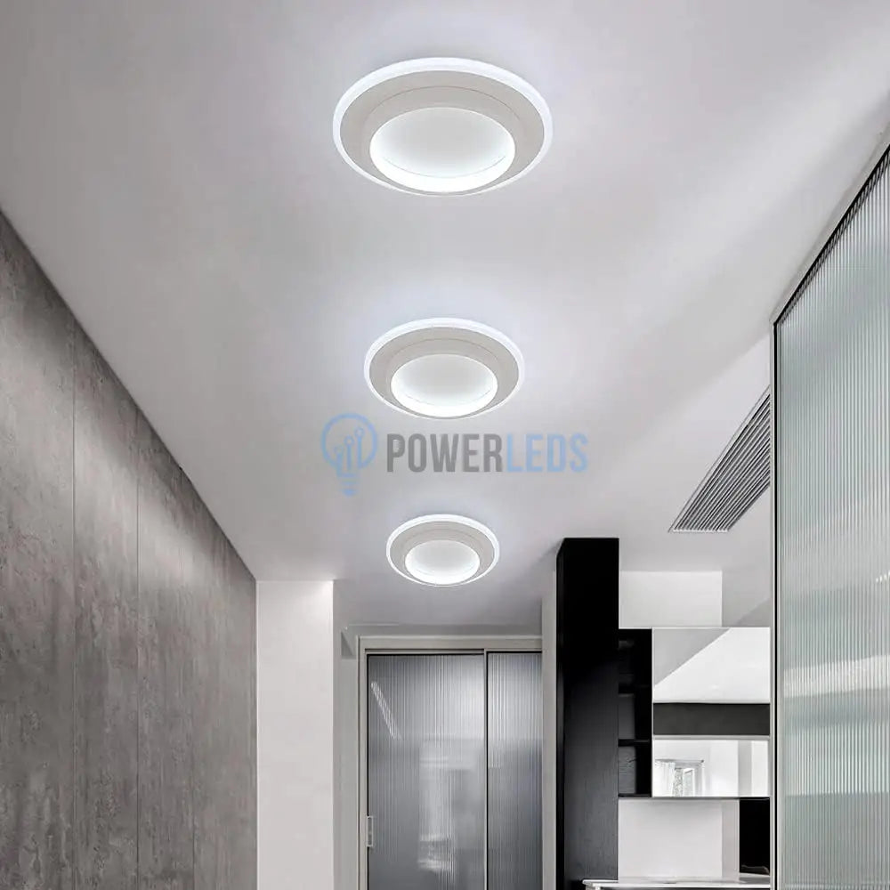 Lustra Led Loki Round Alb Echivalent 200W Lighting Fixtures