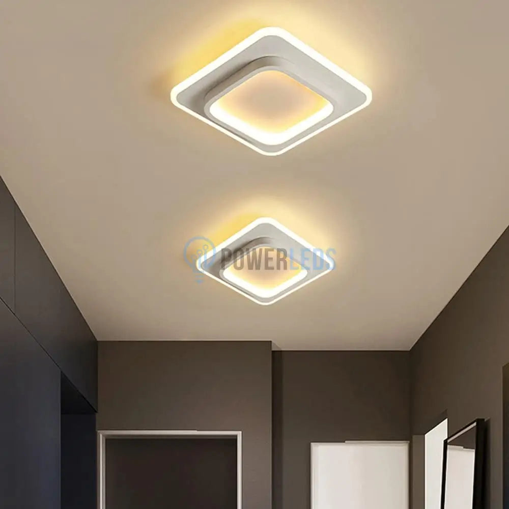 Lustra Led Loki Square Alb Echivalent 200W Lighting Fixtures