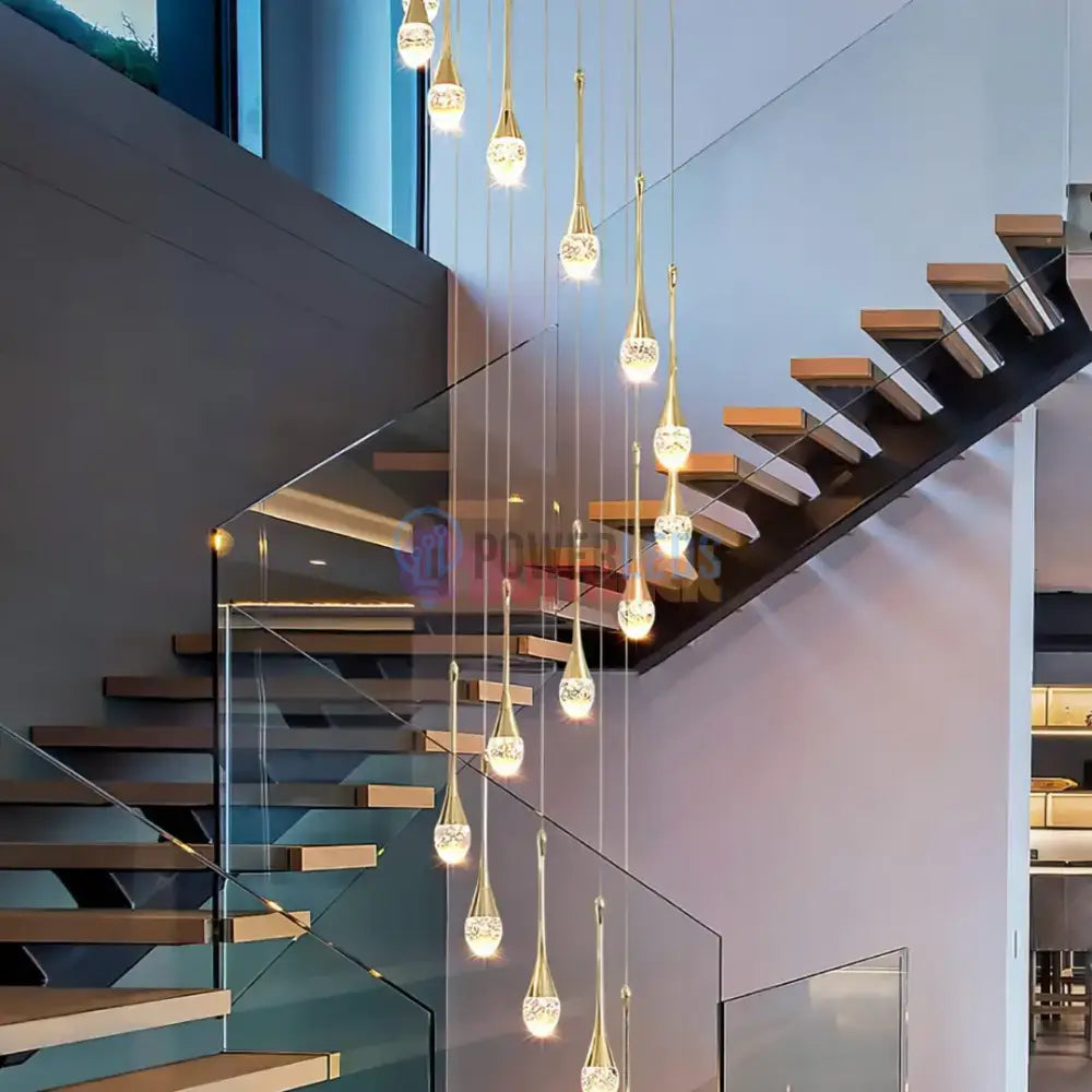 Lustra LED Luxury Crystal Flowing Tears powerleds.ro