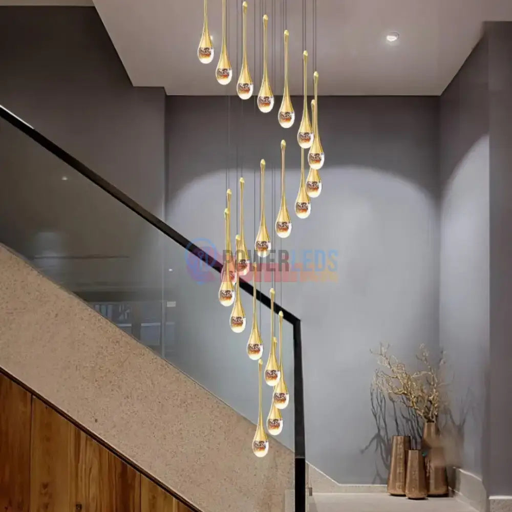 Lustra LED Luxury Crystal Flowing Tears powerleds.ro