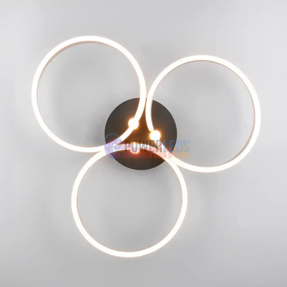 Lustra LED Luxury ShineShift Black+Silver Echivalent 500W powerleds.ro