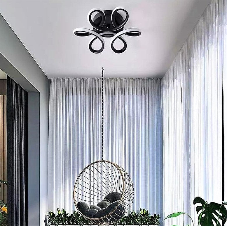 Lustra LED 48W Mariola Neagra Echivalent 200W