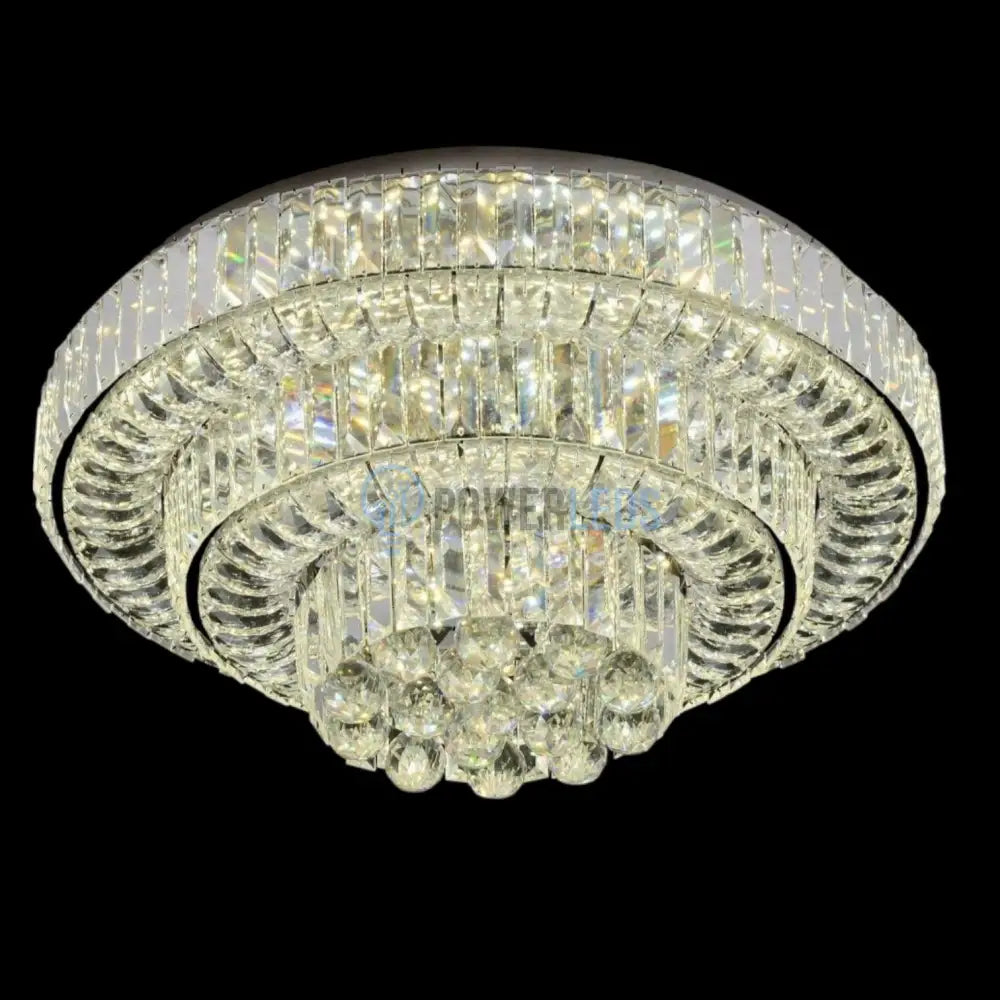 Lustra LED Maxi Klyra CRISTAL Echivalent 600W Telecomanda powerleds.ro
