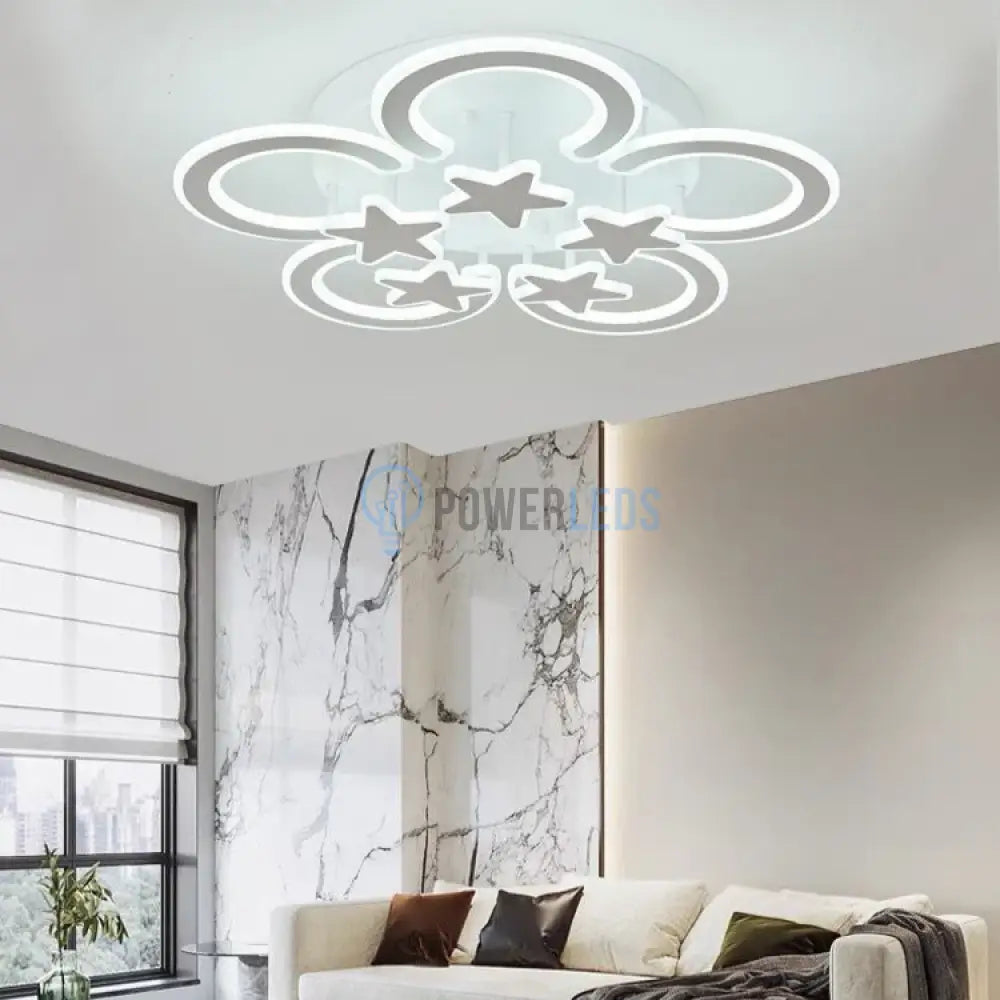 Lustra LED Maxi Moonlight Dreams Echivalent 800W Telecomanda powerleds.ro