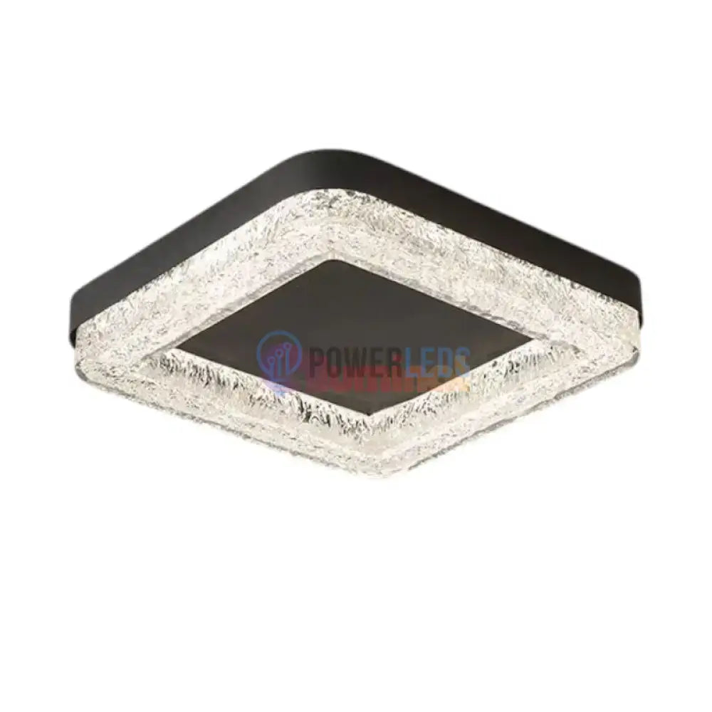 Lustra LED MESA Square Echivalent 300W Telecomanda NEAGRA / SQUARE DESIGN Lighting Fixtures