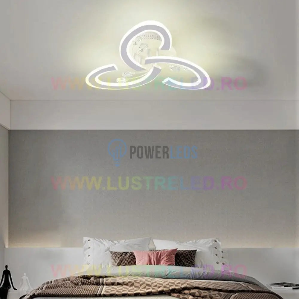 Lustra Led 72W Mini Anna Telecomanda Echivalent 300W Led Ceiling Light