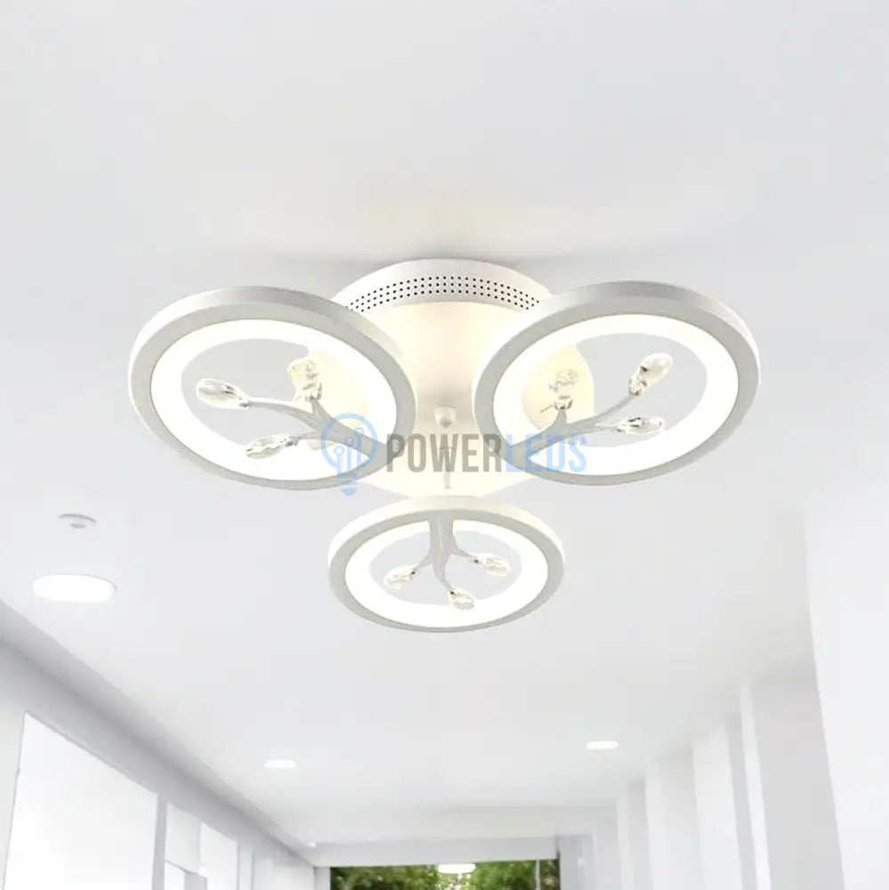 Lustra Led Mini Leaves Telecomanda Echivalent 300W Lighting Fixtures