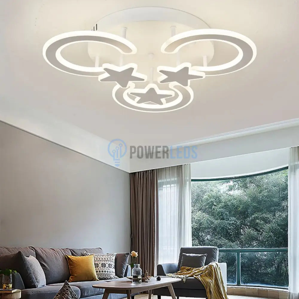 Lustra LED Mini Moonlight Dreams Echivalent 500W Telecomanda powerleds.ro