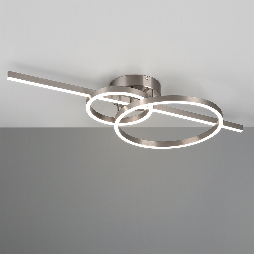 Lustra LED Premium MONTILLA Nichel Chrome Echivalent 600W