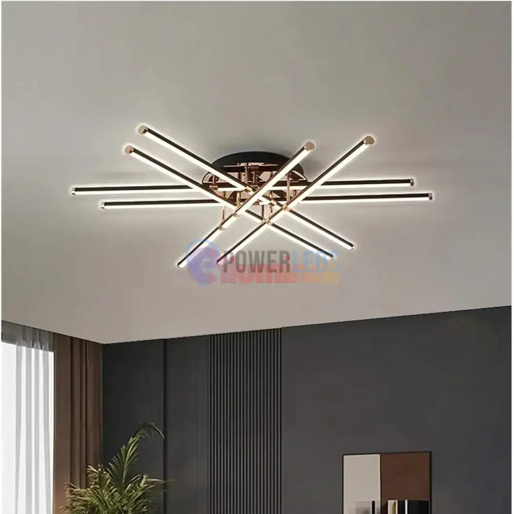 Lustra LED 6 LINES Design Round 9802/6 powerleds.ro