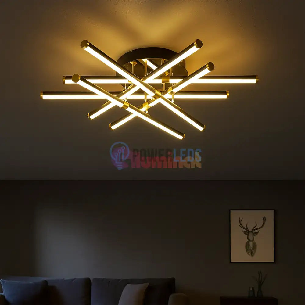 Lustra LED 6 LINES Design Round 9802/6 powerleds.ro