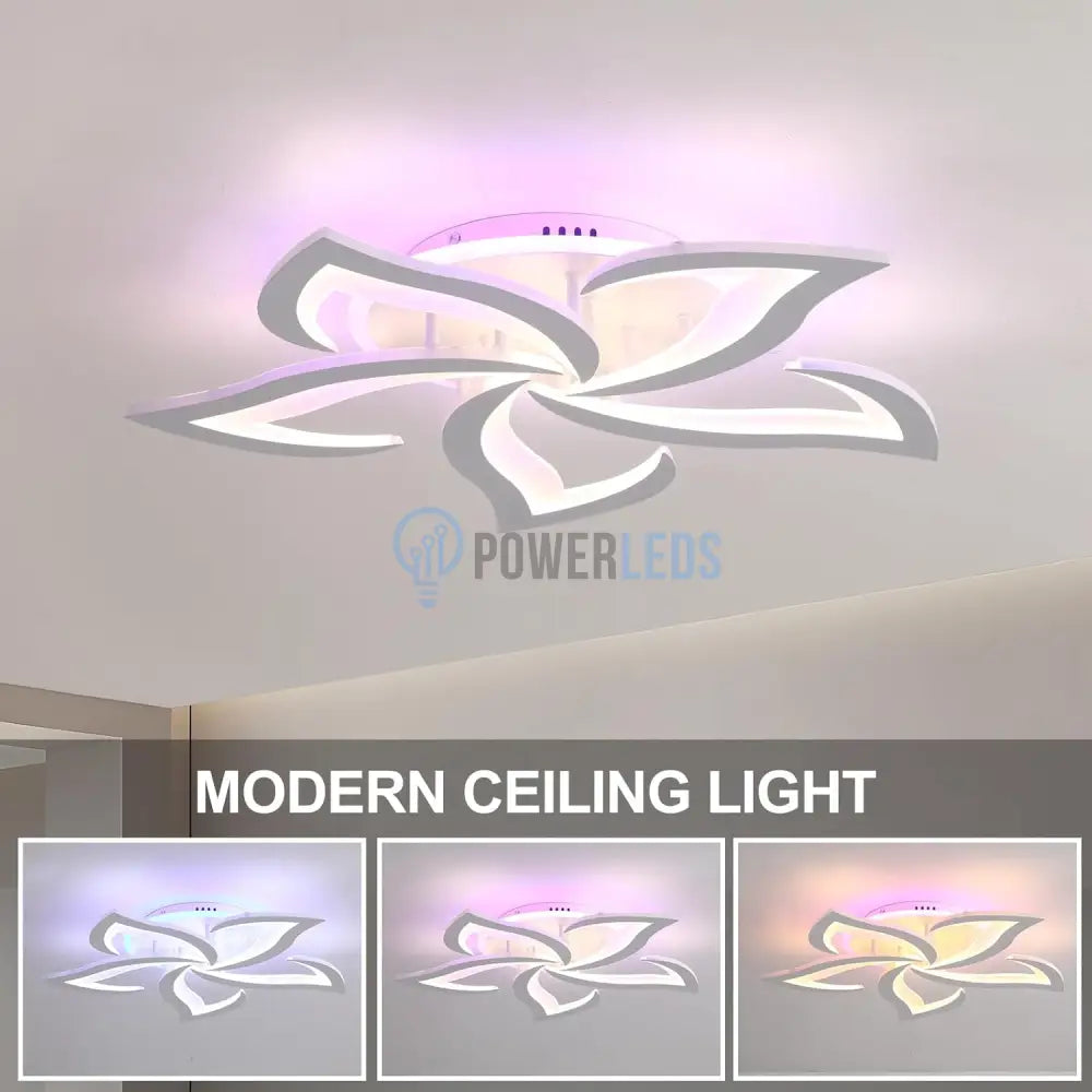 Lustra Led Narcisse Rgb Echivalent 600W Telecomanda