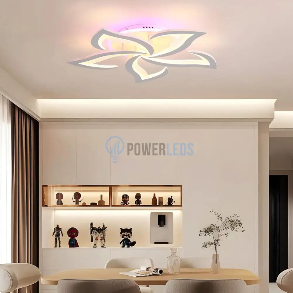 Lustra Led Narcisse Rgb Echivalent 600W Telecomanda