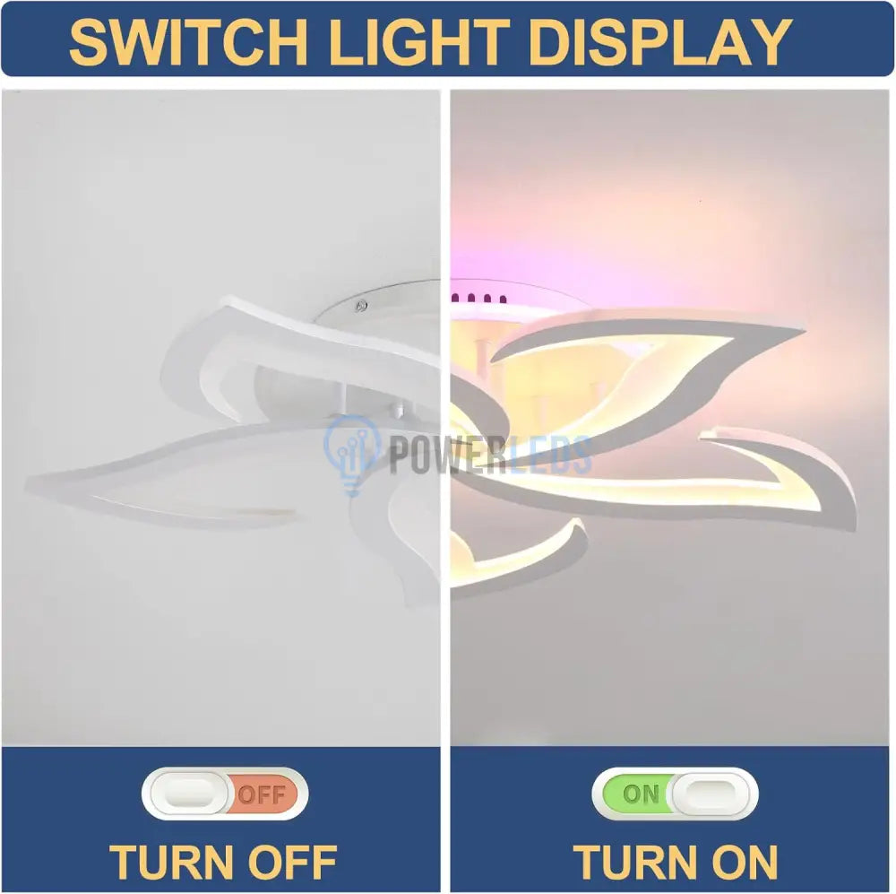 Lustra Led Narcisse Rgb Echivalent 600W Telecomanda