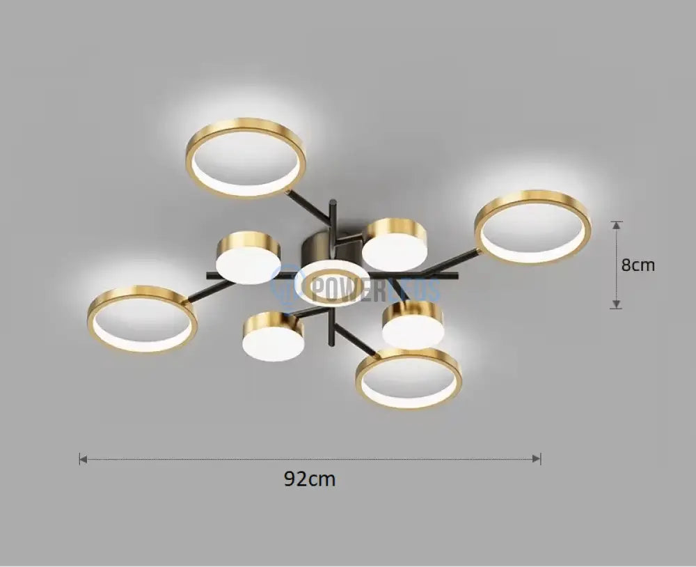 Lustra Led Nordic Style Echivalent 600W Telecomanda R9030-9