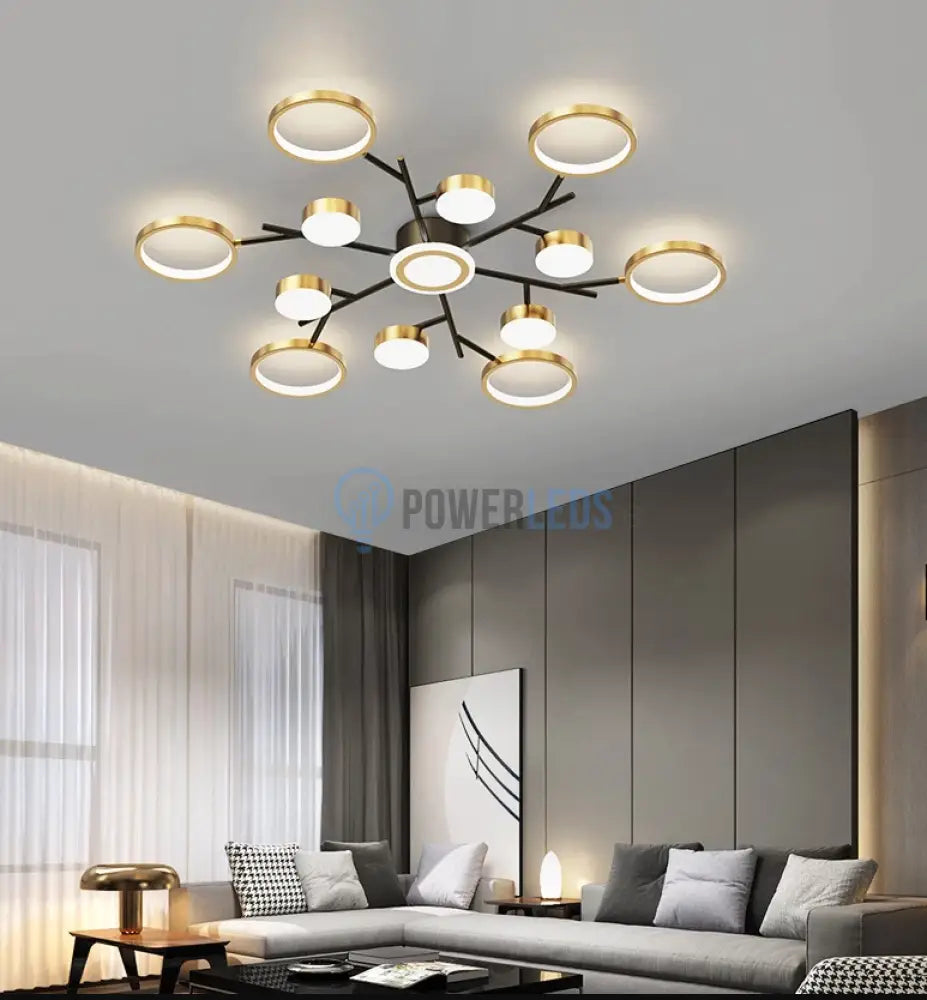 Lustra Led 246W Nordic Style Echivalent 1000W Telecomanda Ceiling Light