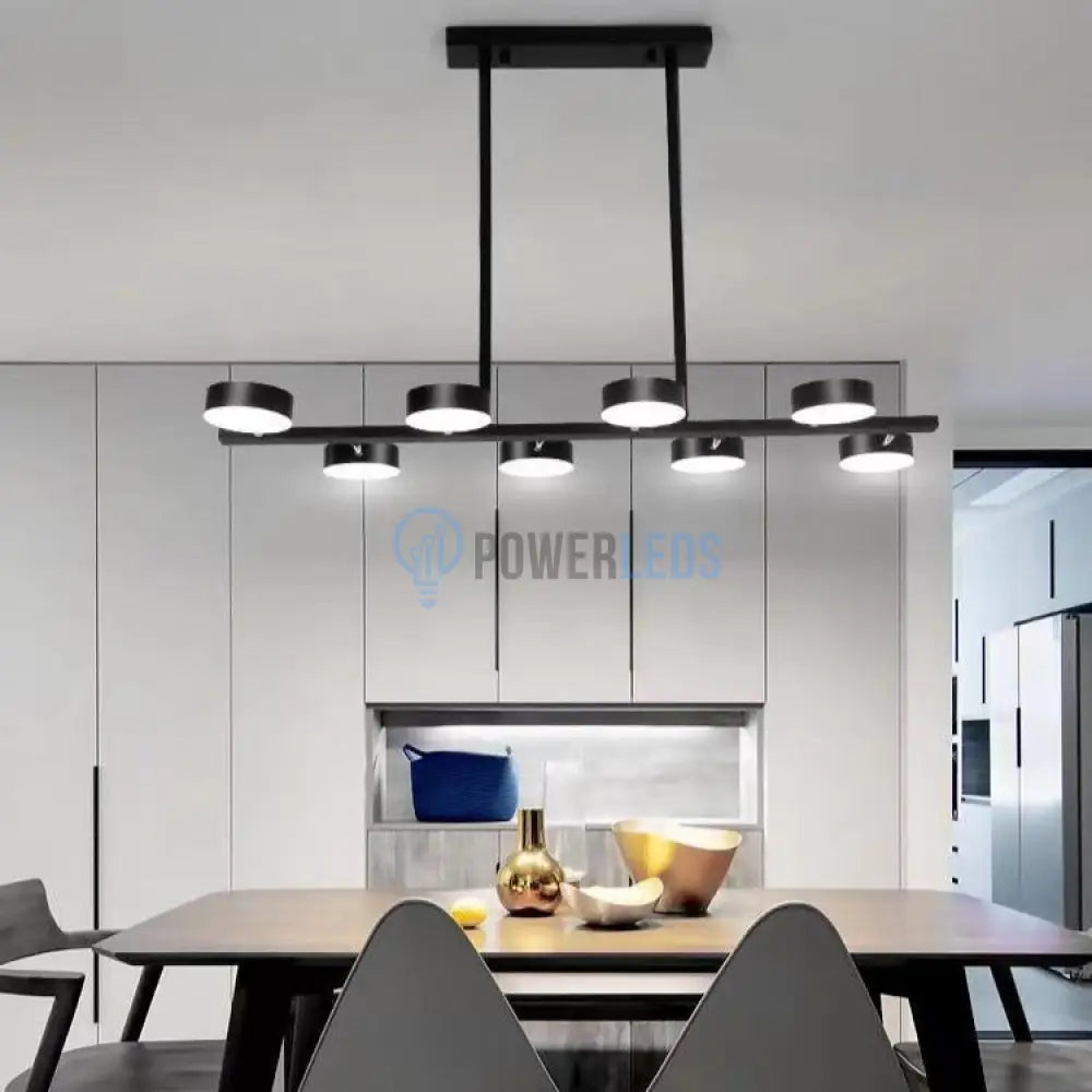 Lustra LED Nordic Style Maxi WELA Black Echivalent 700W Telecomanda led ceiling light