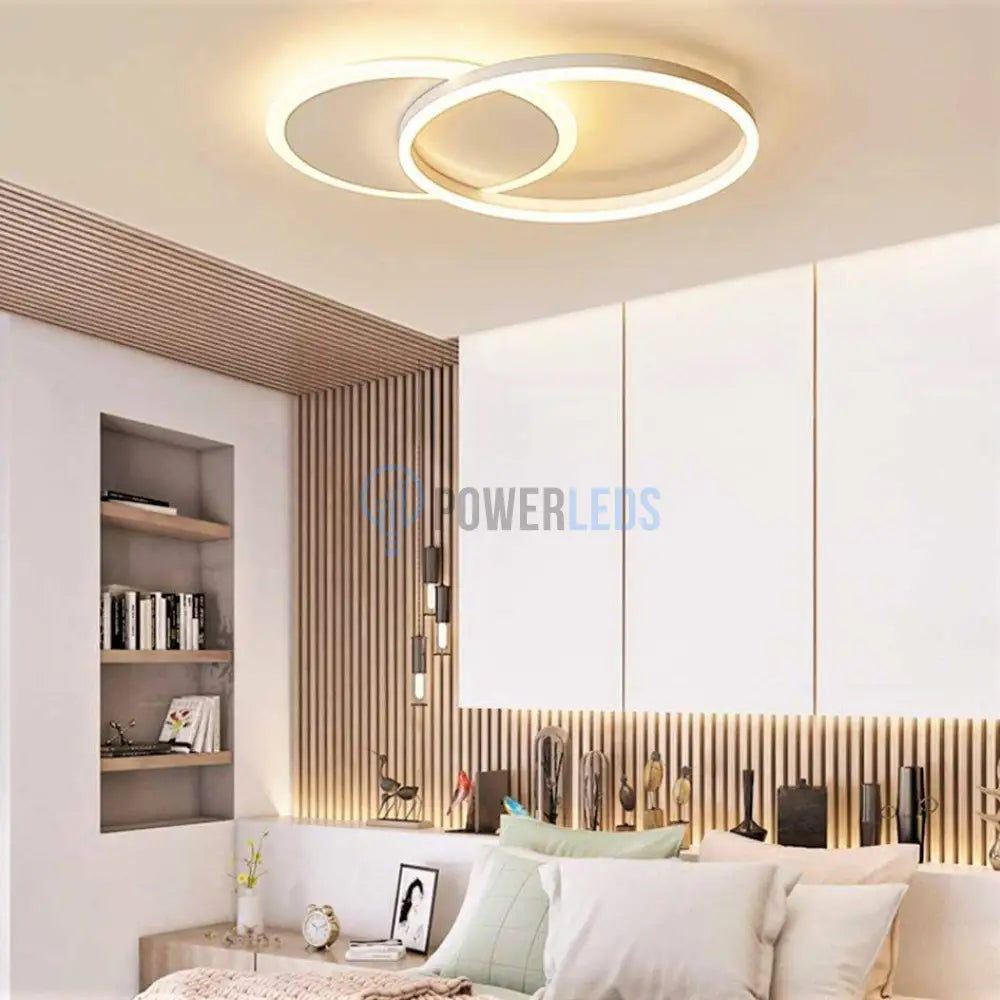 Lustra Led 74W One Circle Design Telecomanda Echivalent 300W Lighting Fixtures