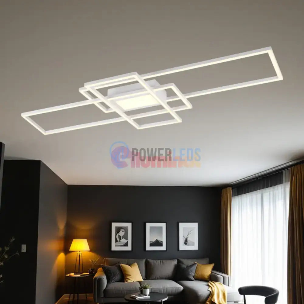 Lustra LED PREMIUM IRVINE Echivalent 800W cu Telecomanda powerleds.ro