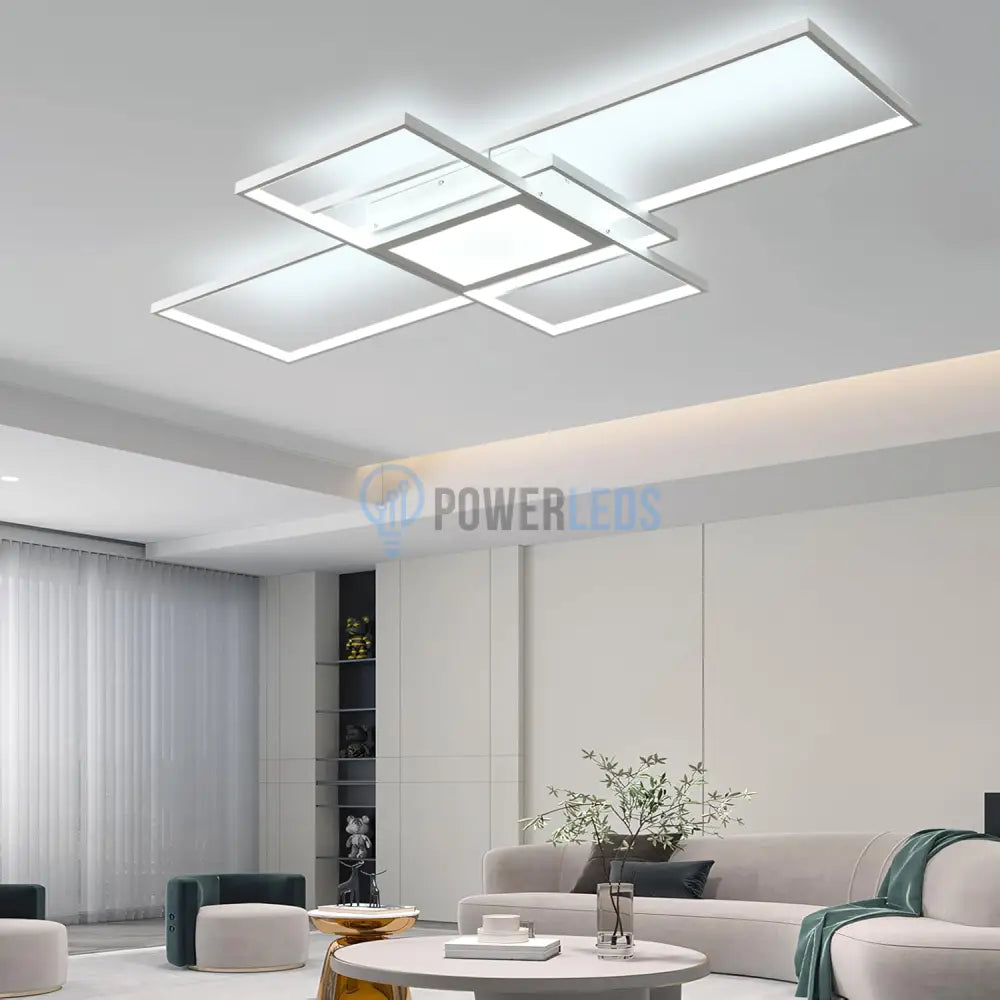 Lustra LED PREMIUM IRVINE Echivalent 800W cu Telecomanda powerleds.ro