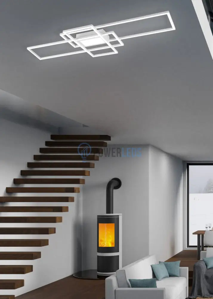 Lustra LED PREMIUM IRVINE Echivalent 800W cu Telecomanda powerleds.ro