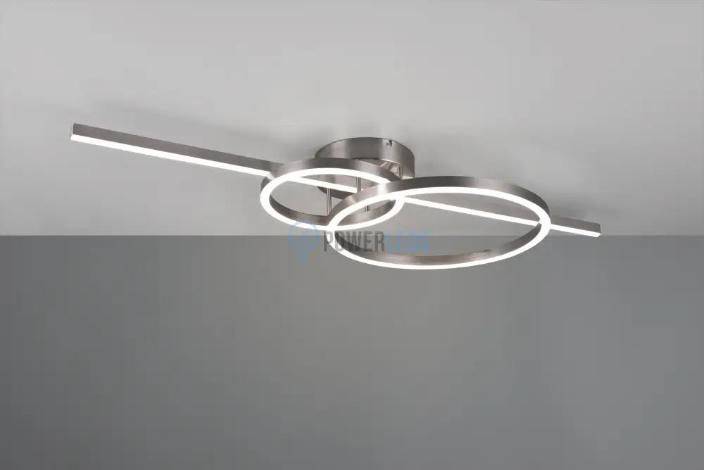 Lustra LED Premium MONTILLA Nichel Chrome Echivalent 600W powerleds.ro
