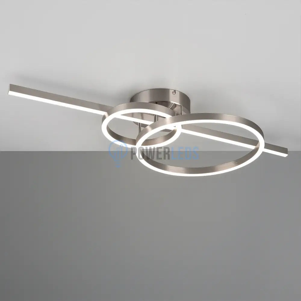 Lustra LED Premium MONTILLA Nichel Chrome Echivalent 600W powerleds.ro