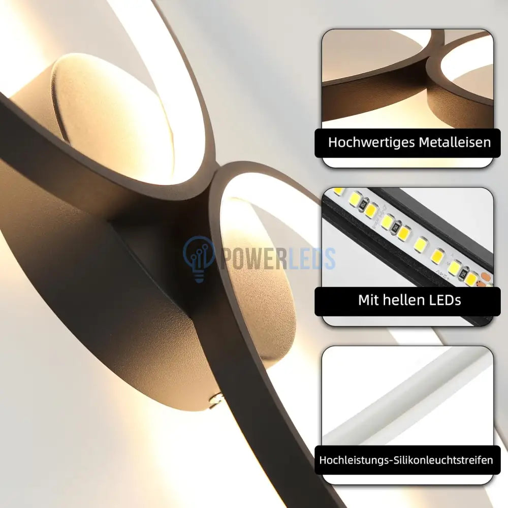 Lustra LED Aplicata 37W BrightCore powerleds.ro